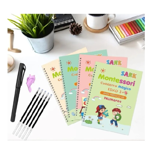 Super promocion Cuaderno Magico Caligrafia X4 Espanol