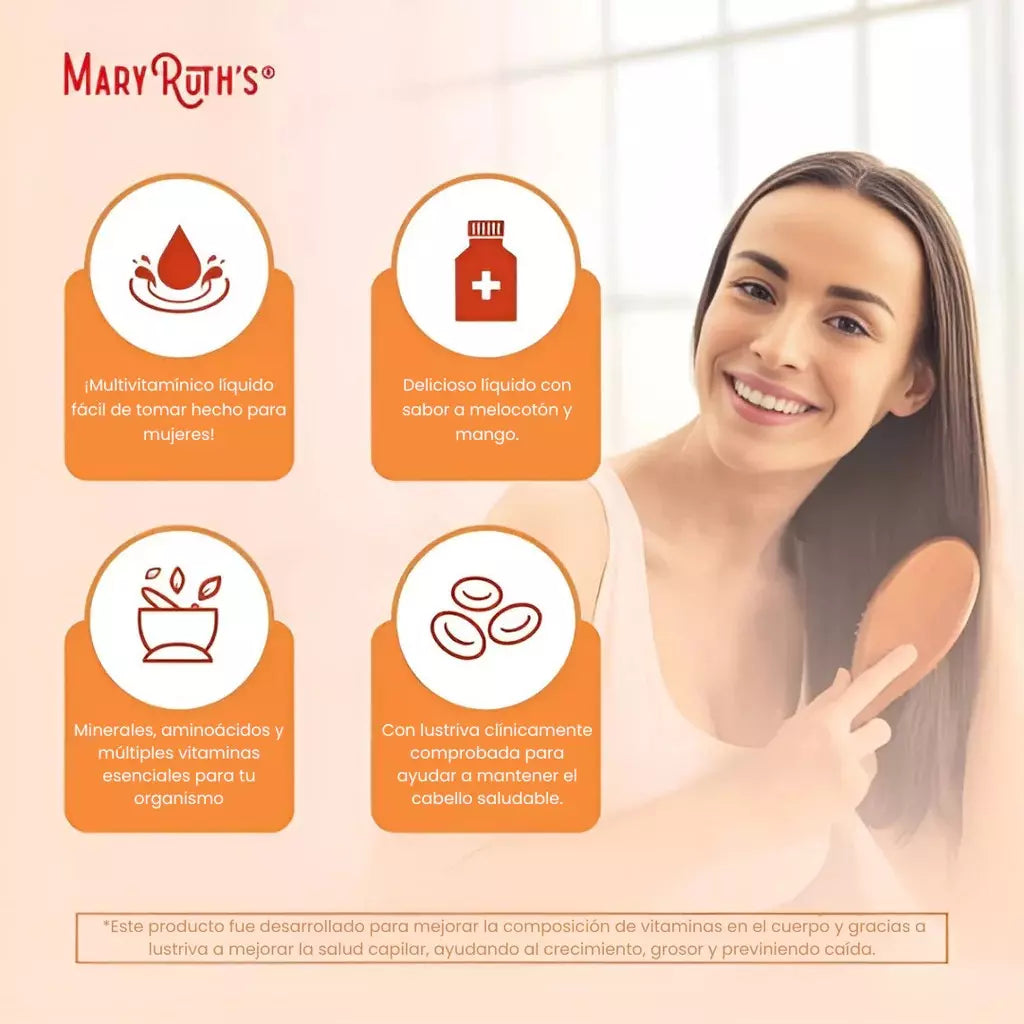 Exilir para cabello, uñas y piel: maryruths-multivitaminico®