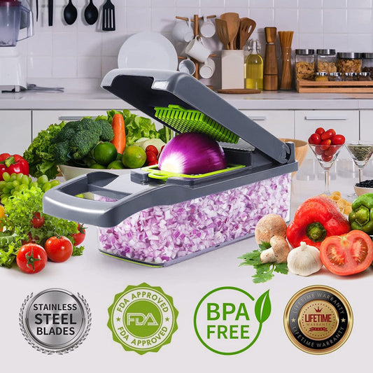 PICADOR RALLADOR 12 EN 1® + ENVÍO GRATIS